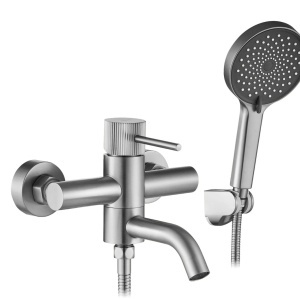 Baterie pentru cada Lungo Stripe Brush Nickel- DEPPO