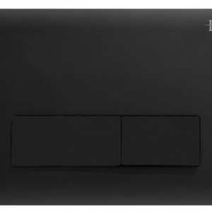 Buton H pentru cadru WC încastrat Black Mat