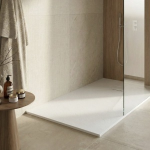 Cădiță de duș Slim albă din acril, dreptunghiulară și pătrată, cu sifon inclus – 70×70 – 100×150 cm - Img 9