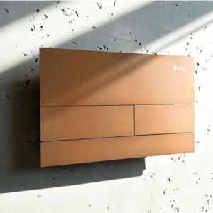 Cadru WC încastrat K011A-Q Rea cu buton T Brush Copper - Img 9