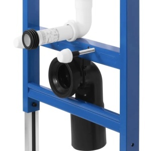 Cadru WC încastrat Rea cu buton HD Chrome - Img 4