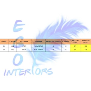 Calorifer EGO - Nadir, Auriu Periat, radiator Portprosop din otel, 140x50 cm - Img 3