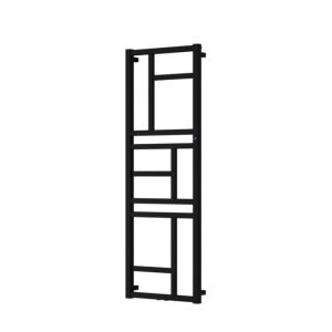 Calorifer portprosop FRISCO BLACK 1187x530mm - negru satinat