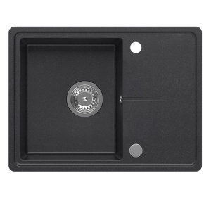 Chiuvetă TONY 116 Granite din granit cu puncte negre - Img 2