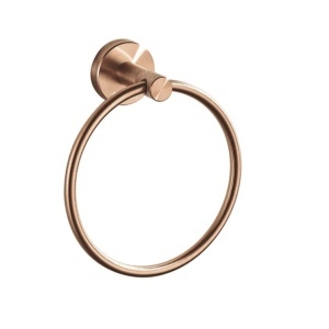 Cuier de baie Ring 6610 Modern Brush Copper