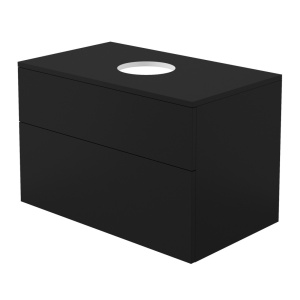 Dulap pentru lavoar, Prizma, cu blat, 80 x 52 cm - Img 1