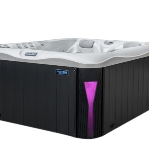 JACUZZI DE GRĂDINĂ 530 CARCASĂ ALB PERLAT ANTRACIT