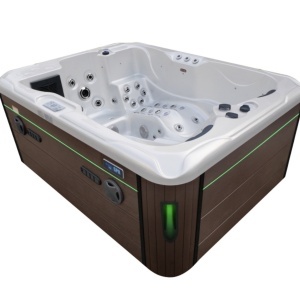 JACUZZI DE GRĂDINĂ SPA102 CARCASĂ PENTRU CAFEA ALB PERLAT 210x160 CM