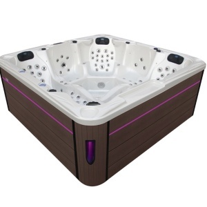 JACUZZI DE GRĂDINĂ SPA702 CARCASĂ PENTRU CAFEA ALB PERLAT 230x230 CM - Img 2
