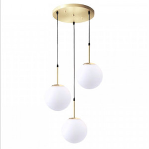 Lampa suspendata Sticla aurie APP656-3CPR - Img 2
