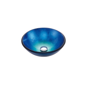 Lavoar blue glass, 42 x 42 x 14 cm - Img 2