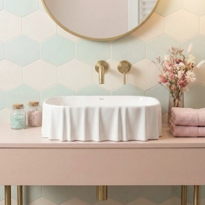 Lavoar pe blat Atria – design modern, ceramică elegantă | Deppo - Img 2