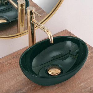 Lavoar pe blat Platinia Sofia Mini Verde - Img 3