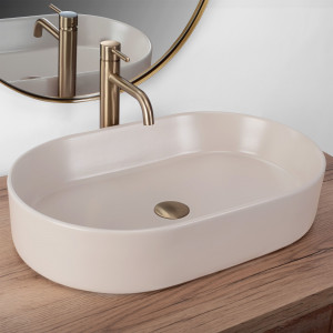 Lavoar pe blat Rea NADIA 60 BEIGE MATT - Img 7