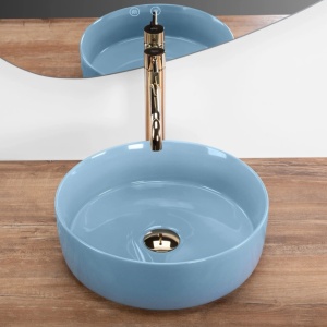 Lavoar pe blat Rea SAMI L.BLUE SHINY - Img 2