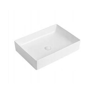 Lavoar pentru blat alb PRIMA SLIM 50x36 x10,5 cm - Img 2