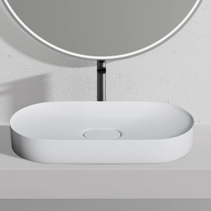 Lavoar pentru blat IRIS 71 CM Alb - Img 6