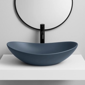 Lavoar pentru blat Rea Royal Blueberry Matt - Img 3