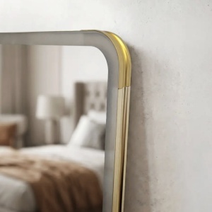 Oglindă LED Classico 50x160cm Brush Gold - Img 5