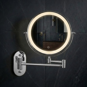 Oglindă LED Glow Chrome – design elegant cu iluminare modernă pentru baie | disponibilă pe Deppo - Img 3