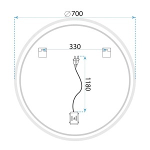 Oglindă LED SOFT 70 - Img 5