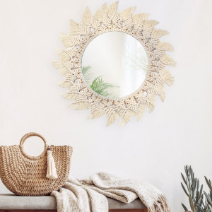 Oglinda perete Boho 50CM 322086 - Img 2