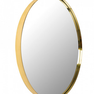 Oglinda rotunda Auriu 50cm Gold Chrome - Img 2
