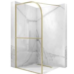 Paravan de dus Sky Brush Gold