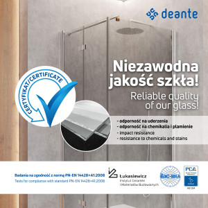 Perete de dus/walk-in al sistemului Kerria Plus - 50 cm - Img 2
