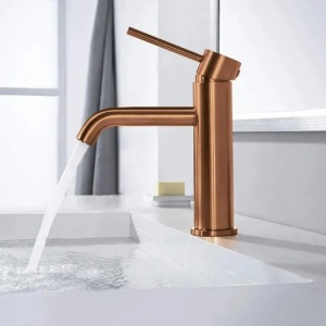 Robinet pentru lavoar Rea Lungo Copper Brush - Img 4