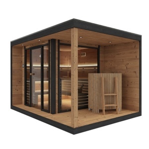 SAUNĂ DE GRĂDINĂ NORI – 250×350 cm – 6–7 PERSOANE – 9kW - Img 4