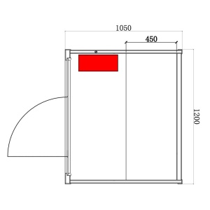 Saună finlandeză KEMI1 120×105 cm cu sobă HARVIA 3.5 kW – 1-2 persoane, saună tradițională, Hemlock, cromoterapie, Bluetooth | Deppo - Img 15