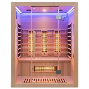 Sauna tip uscat cu infrarosu la temperaturi reduse pentru 3-4 persoane Alta 150 x 120 cm - Img 9