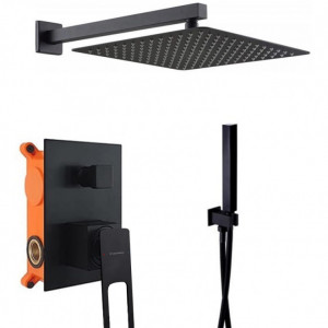 Set de dus incastrat negru mat TREVI
