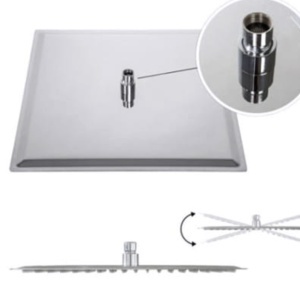Set de duș încastrat QUADRO cu para de ploaie SLIM - Img 5