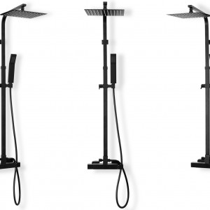 Set de dus Rea FENIX Milan Termostat Black Mat - Img 6