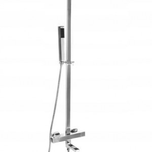 Set de duș slim cu termostat 75-120 cm cod 7302 - Img 1