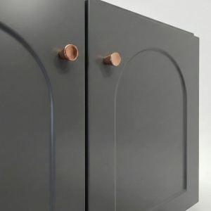 Set mobilier de baie cu lavoar Denver 60cm Grey - Img 6