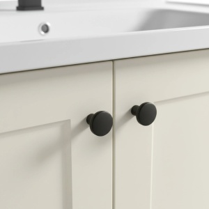 Set mobilier de baie cu lavoar Monti 60cm Creme - Img 4
