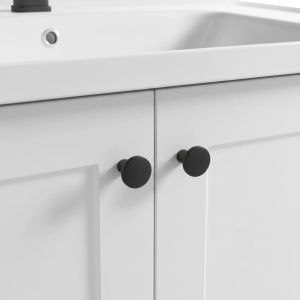 Set mobilier de baie cu lavoar Monti 60cm White - Img 4