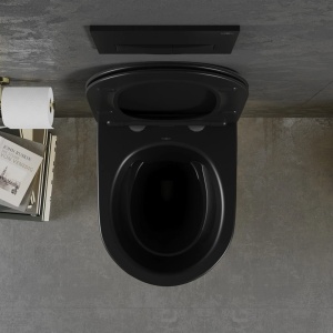 Set vas WC + Bideu FLSK Black/Gold - Img 5