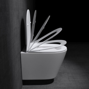 Set vas WC si bideu alb PREMIUM SLIM - Img 6