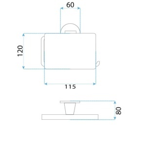 Suport pentru hartie 16101 Aristo Brush Nickle - Img 3