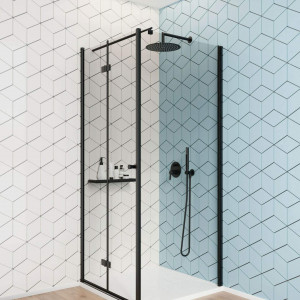 Ușă de duș cu sistem Kerria Plus 80 cm - pliabilă - Img 4