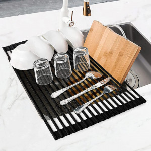 Uscator pentru vase Mat pentru chiuveta 322108 Black - Img 2