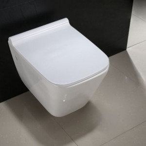 Vas WC suspendabil Platinia Ryan Rimless Duroplast Slim - Img 4