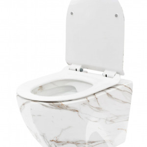 Vas WC suspendat Rea Carlos Slim Lava Shiny - Img 5