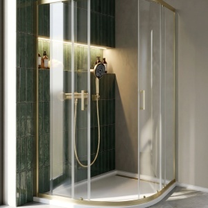 Baterie de duș Rea Hunter Brushed Gold - Img 6