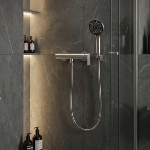 Baterie de duș Rea Hunter Brushed Nickel - Img 3