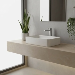 Baterie pentru baie Rea Arlo Brush Nickle - Img 2